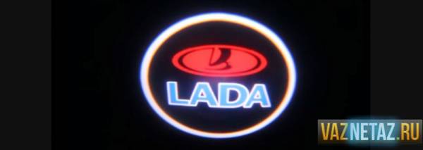 Как установить, подключить подсветку дверей с логотипом Лада.